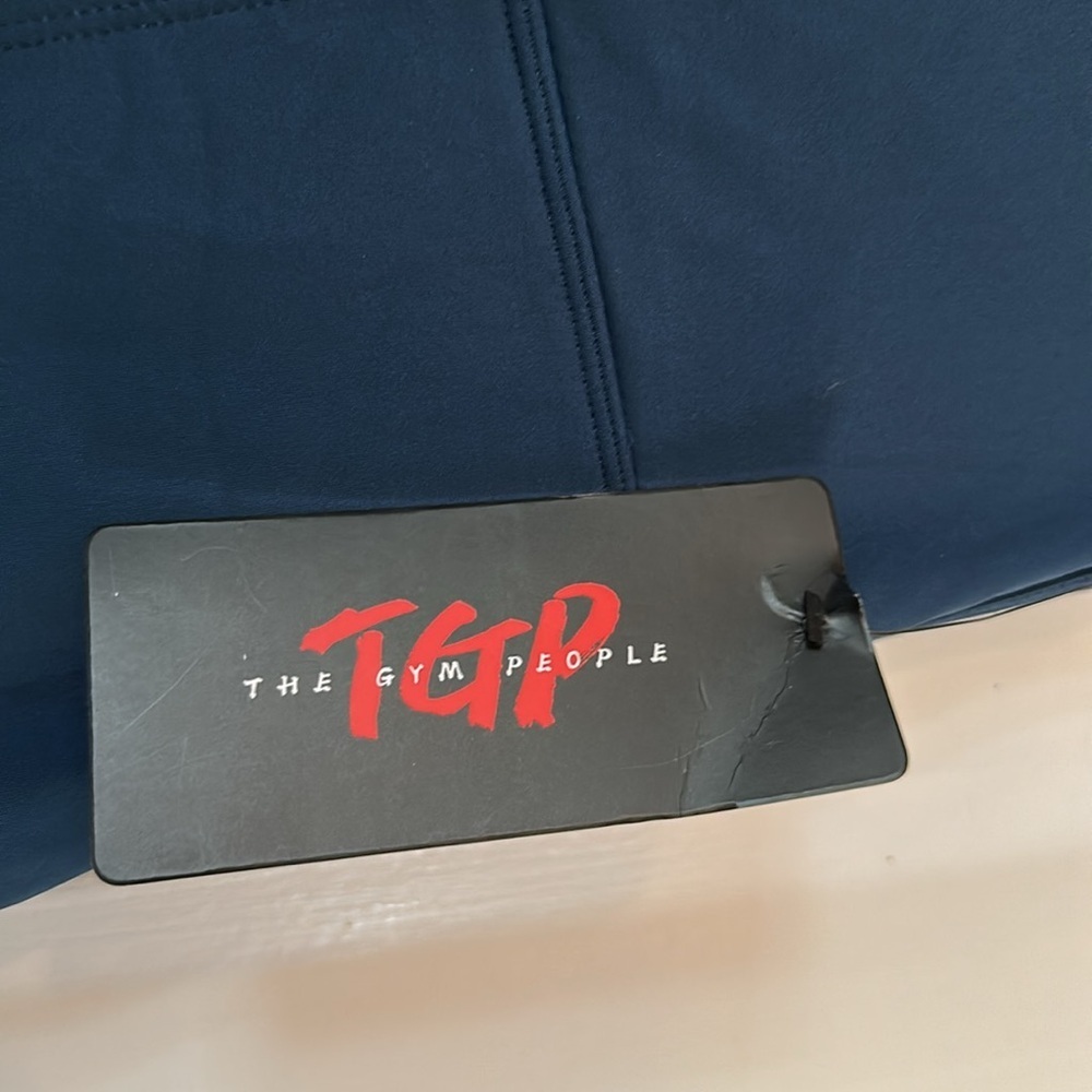NWT Women’s TGP The Gym People Blue High-Waisted Polyester & Spandex Leggings - Picture 4 of 7